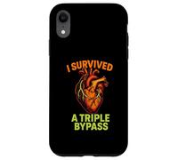 Chirurgie Cardiaque J'Ai survécu à Un Triple Pontage Amusant pour Les Hommes Coque pour iPhone XR