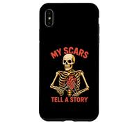 Chirurgie Cardiaque Mes Cicatrices racontent Une Histoire des Hommes Amusants Qui se rétablissent Coque pour iPhone XS Max