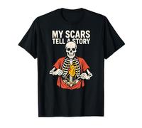 Chirurgie Cardiaque Mes Cicatrices racontent Une Histoire des Hommes Amusants Qui se rétablissent T-Shirt