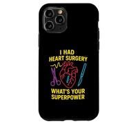 Chirurgie Cardiaque Quel est Votre Super Pouvoir ? Patient en Chirurgie Masculine Amusant Coque pour iPhone 11 Pro