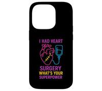 Chirurgie Cardiaque Quel est Votre Super Pouvoir ? Patient en Chirurgie Masculine Amusant Coque pour iPhone 14 Pro