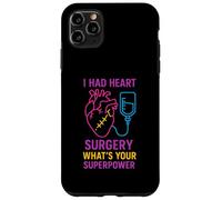 Chirurgie Cardiaque Quel est Votre Super Pouvoir ? Patient en Chirurgie Masculine Amusant Coque pour iPhone 11 Pro Max