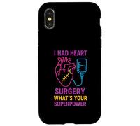 Chirurgie Cardiaque Quel est Votre Super Pouvoir ? Patient en Chirurgie Masculine Amusant Coque pour iPhone X/XS