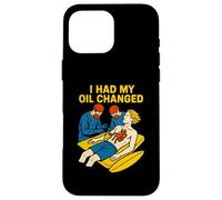 Chirurgie de Pontage Cardiaque J'Ai Fait Changer Mon Huile pour Que Les Hommes se rétablissent Coque pour iPhone 16 Pro Max