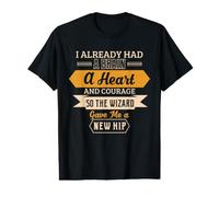Chirurgie de Remplacement de la Hanche Nouvelle récupération du Courage de la Hanche Get Well T-Shirt Graphique avec Valeur