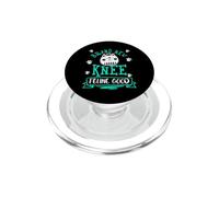 Chirurgie de Remplacement du Genou drôle félin Bon rétablissement PopSockets PopGrip pour MagSafe