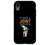 Chirurgie du Genou C'était Une décision Commune Amusante rétablissement des Hommes Coque pour iPhone XR