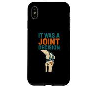 Chirurgie du Genou C'était Une décision Commune Amusante rétablissement des Hommes Coque pour iPhone XS Max