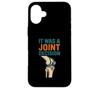 Chirurgie du Genou C'était Une décision Commune Amusante rétablissement des Hommes Coque pour iPhone 16 Plus