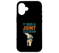 Chirurgie du Genou C'était Une décision Commune Amusante rétablissement des Hommes Coque pour iPhone 16
