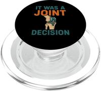 Chirurgie du Genou C'était Une décision Commune Amusante rétablissement des Hommes PopSockets PopGrip pour MagSafe