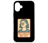 Chirurgie du Nez Toujours enflée mais Mignonne patiente en Chirurgie pour Femmes Coque pour iPhone 16 Plus