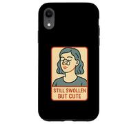 Chirurgie du Nez Toujours enflée mais Mignonne patiente en Chirurgie pour Femmes Coque pour iPhone XR
