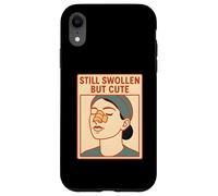 Chirurgie du Nez Toujours enflée mais Mignonne patiente en Chirurgie pour Femmes Coque pour iPhone XR