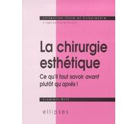 Chirurgie esthétique (La) - Vladimir Mitz - Ellipses - broché - Livre