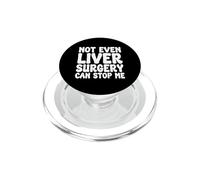 Chirurgie hépatique drôle, récupération d'opération hépatique PopSockets PopGrip pour MagSafe