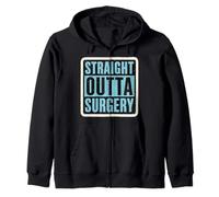 Chirurgie Straight Outta, Patient, médecin, Chirurgien, garçons, Hommes Sweat à Capuche