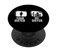 Chirurgie Votre sœur Ma sœur, Mon frère, Un Chirurgien drôle PopSockets PopGrip Adhésif