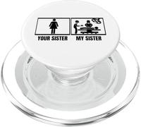 Chirurgie Votre sœur Ma sœur, Mon frère, Un Chirurgien drôle PopSockets PopGrip pour MagSafe