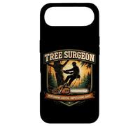 Chirurgien arboriste effectuant quotidiennement des amputations radicales Coque pour iPhone Air
