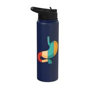 Chirurgien gastrique bariatrique de Bypass gastrique rétro Stainless Steel Insulated Water Bottle