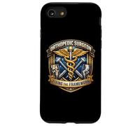 Chirurgien orthopédiste fixant Le Cadre Caducée Orthopédique Coque pour iPhone SE (2020) / 7/8