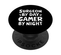 Chirurgien par Day Gamer by Night Salle d'opération Chirurgie Humour PopSockets PopGrip Adhésif