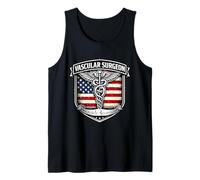 Chirurgien vasculaire américain Patriotique Chirurgie du caducée USA MD Débardeur