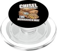 Chisel and Chat: The Workbench Way PopSockets PopGrip pour MagSafe