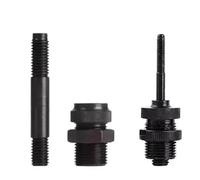 Chisel Bit Pneumatic Set Rivet pneumatique automatique hydraulique | Ensemble de nez d'écrou, tige de traction à Double filetage, accessoires d'outils de rivetage(1pcs,5)16-18)
