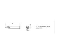 Chisel Shaped 2,4 mm