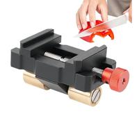 Chisel Sharpening Jig - Construction durable en métal, ajustement fin, anti-Slip Roller Design, Easy Setup | Carpenter Tools, Bench Sharpening, Edge Restoration, DIY Woodworking