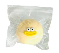 CHISHAYA Pâte géante avec paillettes, pâte à modeler colorée pour soulager le stress, jouet de bureau élastique, 1 pièce, 4 balles anti-stress, balles anti-stress jaune SqueezeToy (jaune, taille