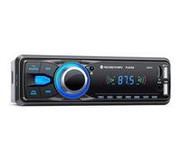 Chismos Autoradio Bluetooth Main Libre 5.0, FM Poste Radio Voiture Bluetooth, Autoradio 1 Din pour 9-12V Voiture Supporte 2 USB/AUX/SD/TF/MP3, Supporte iOS/Android