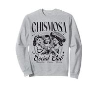 Chismosa Social Club Vintage Drôle Espagnol Sweatshirt