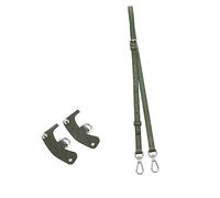 Chispee Ensemble de Sangles en Cuir pour Transformation de Sac à Main, Sangles de Rechange pour Bandoulière (Vert Foncé)