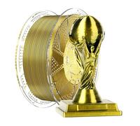 Chitu Systems Conjure Filament PLA en soie pour imprimante 3D, filament bicolore de 1,75 mm, filament d'impression 3D noir et or de soie de 1 kg (B-Silk PLA-noir + or, 1 kg)