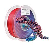 Chitu Systems Conjure Filament PLA en soie pour imprimante 3D, filament tricolore de 1,75 mm, filament d'impression 3D rouge bleu vert, 1 kg (A-soie PLA-rouge + bleu + vert, 1 kg)