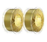 Chitu Systems Conjure Silk PLA Filament pour imprimante 3D, filament bicolore de 1,75 mm, filament d'impression 3D en soie noir et doré, 2 kg (Y-Silk PLA-noir doré/2 kg)