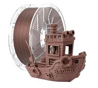 Chitu Systems Filament PLA de bois 1,75 mm, 1 kg, filament rempli de fibres de bois véritable pour imprimante 3D, +/- 0,02 mm, bobine de 1 kg, convient à la plupart des imprimantes 3D FDM (bois de