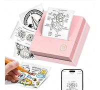 CHIVALZ PM290CB Wireless Portable Label Maker, Mini Handheld Printer for Home Office Use, with 30+ Free Templates & 90+ Fonts for Notes, Journal, Barcode