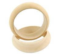 chiwanji Lot de 2 bracelets vierges en bois brut 20,3 cm, sans pierre, sans perle