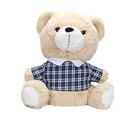 chiwanji Peluche Golf Driver Headcover 460cc Head Cover Club Cadeau de Marionnette à Main, Ours, 30x19cm
