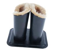 chiwanji Porte-Lunettes Doublée en Peluche PU Double Tête, étui de Support de Lunettes de pour Bureau Maison et l'