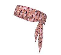 Chiwawas Dog Pink Unisexe Sports Head Tie Bandanas - Bandeau athlétique pour tennis, course à pied, yoga - Bandes élégantes et réglables