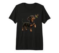 Chiweenie Colibri Amoureux des Chiens T-Shirt Haut de Gamme