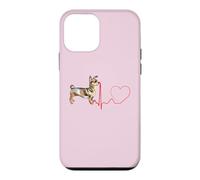 Chiweenie Dog Heartbeat EKG Funny My Dogs are My Cardio Coque pour iPhone 12 Mini