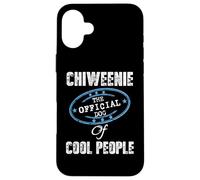 Chiweenie The Official Dog of Cool People Cadeau pour Maman Papa Coque pour iPhone 16 Plus