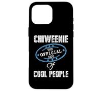 Chiweenie The Official Dog of Cool People Cadeau pour Maman Papa Coque pour iPhone 16 Pro Max