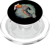 Chiweenie Wiener Chien Jouant Au Basket-Ball Drôle Chien Teckel PopSockets PopGrip pour MagSafe